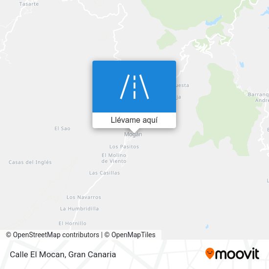 Mapa Calle El Mocan