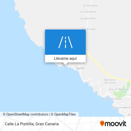 Mapa Calle La Puntilla