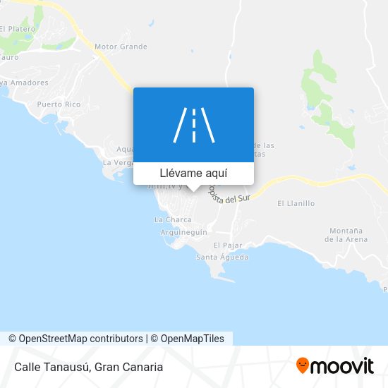 Mapa Calle Tanausú