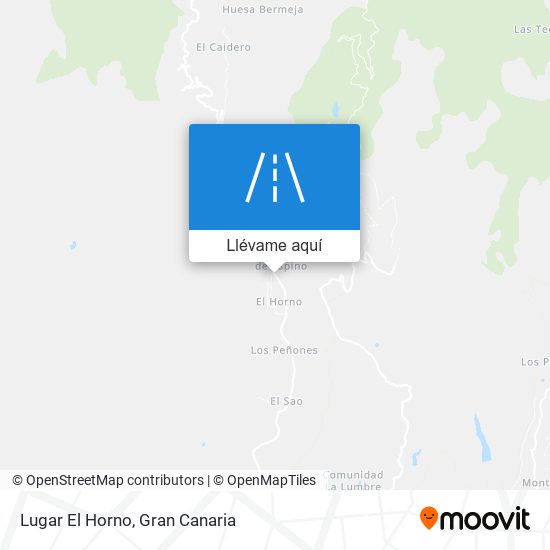 Mapa Lugar El Horno