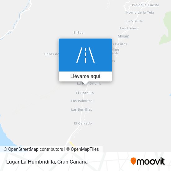 Mapa Lugar La Humbridilla