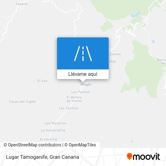 Mapa Lugar Tamoganife