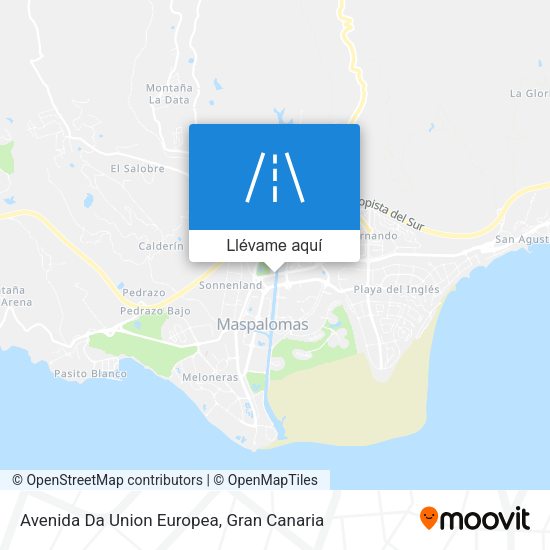 Mapa Avenida Da Union Europea