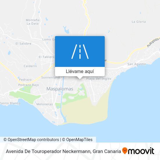 Mapa Avenida De Touroperador Neckermann