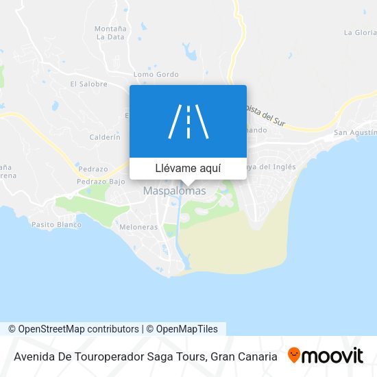 Mapa Avenida De Touroperador Saga Tours