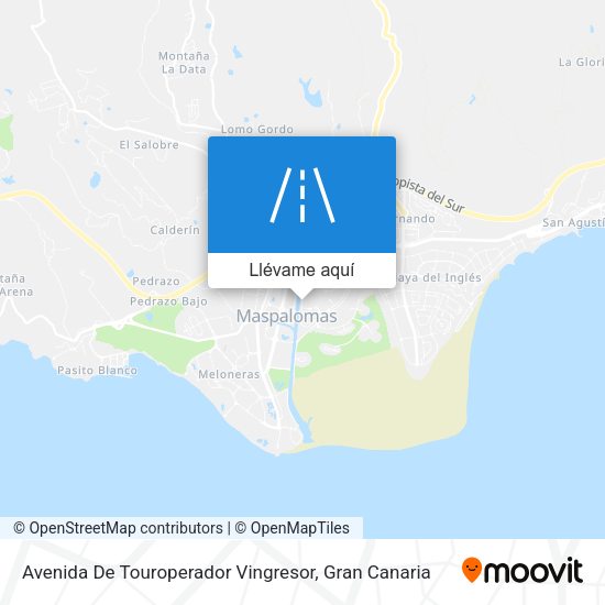 Mapa Avenida De Touroperador Vingresor