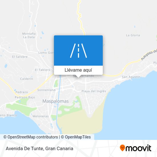 Mapa Avenida De Tunte