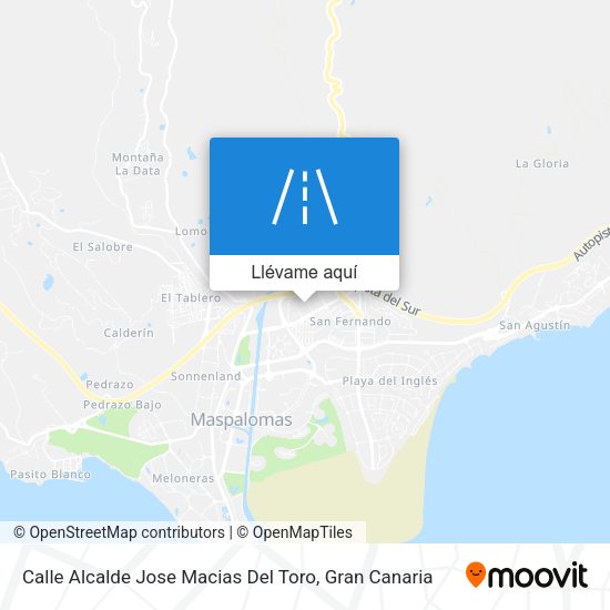 Mapa Calle Alcalde Jose Macias Del Toro