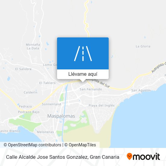 Mapa Calle Alcalde Jose Santos Gonzalez