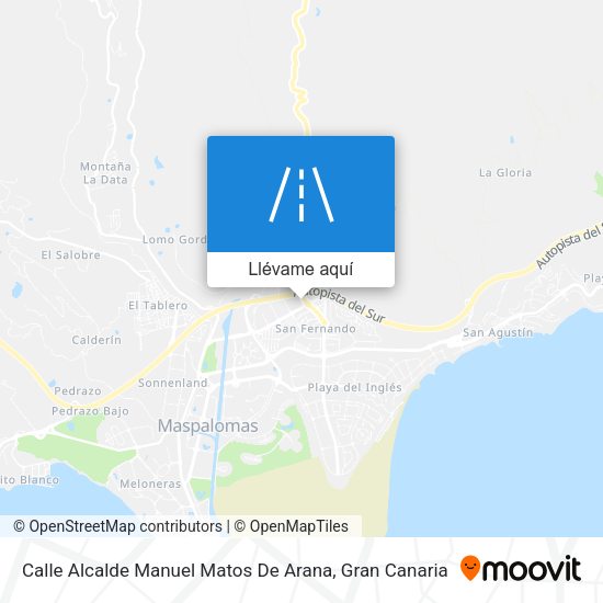 Mapa Calle Alcalde Manuel Matos De Arana