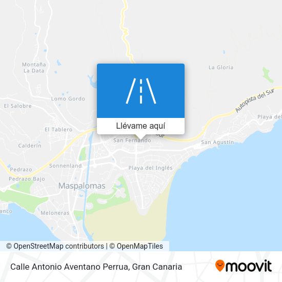 Mapa Calle Antonio Aventano Perrua