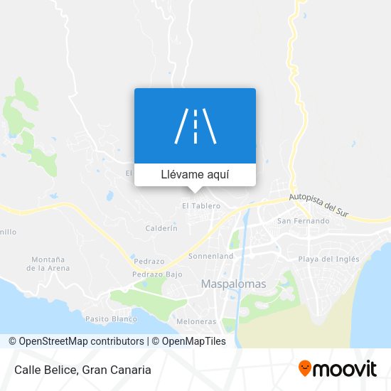 Mapa Calle Belice