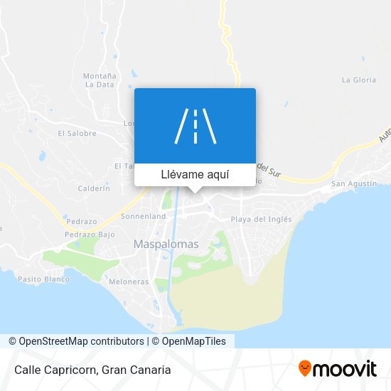 Mapa Calle Capricorn