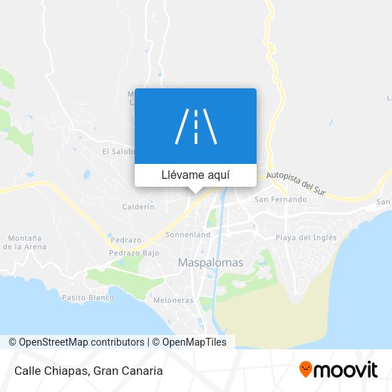 Mapa Calle Chiapas
