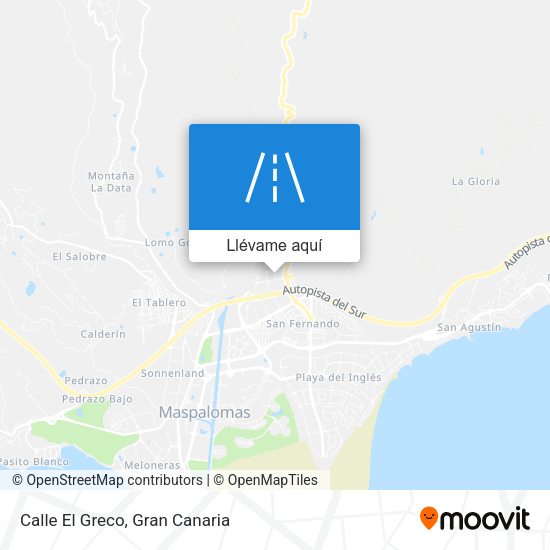Mapa Calle El Greco