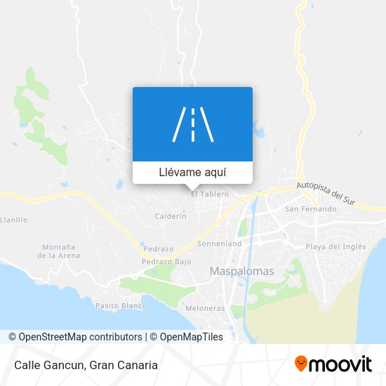 Mapa Calle Gancun