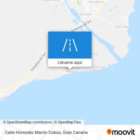 Mapa Calle Honorato Martin Cobos