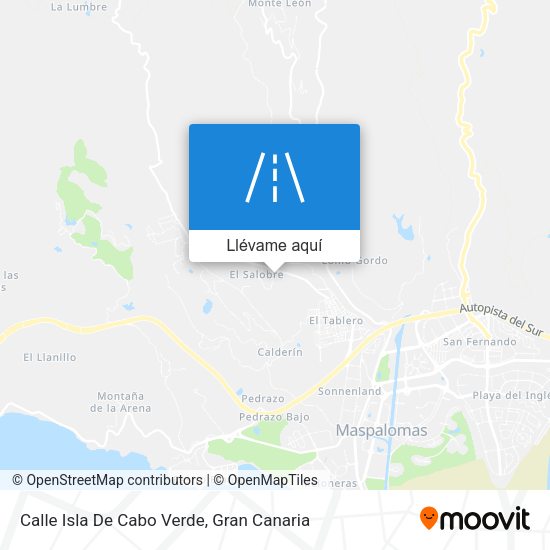 Mapa Calle Isla De Cabo Verde
