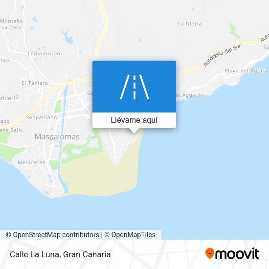 Mapa Calle La Luna