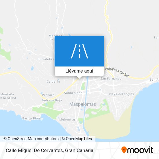 Mapa Calle Miguel De Cervantes
