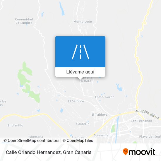 Mapa Calle Orlando Hernandez