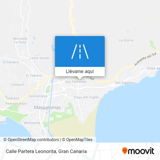 Mapa Calle Partera Leonorita