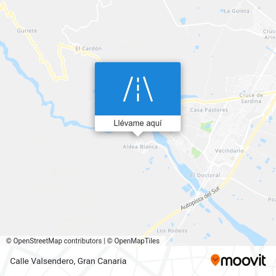 Mapa Calle Valsendero