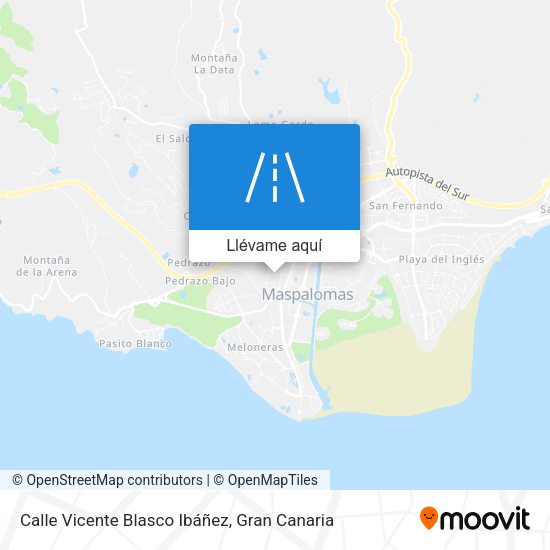 Mapa Calle Vicente Blasco Ibáñez