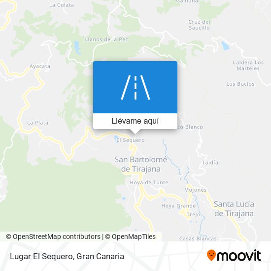 Mapa Lugar El Sequero