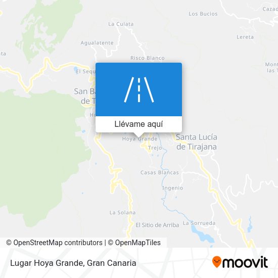 Mapa Lugar Hoya Grande