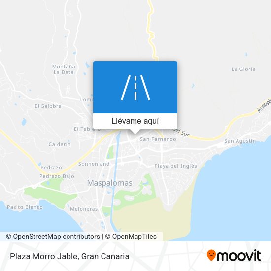Mapa Plaza Morro Jable