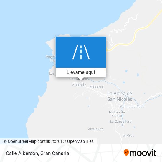 Mapa Calle Albercon