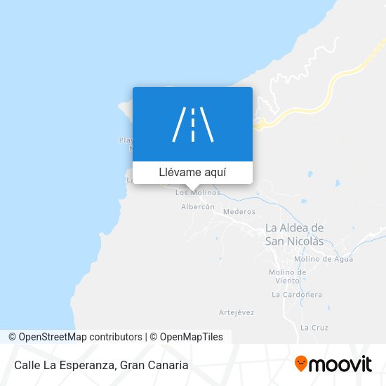 Mapa Calle La Esperanza