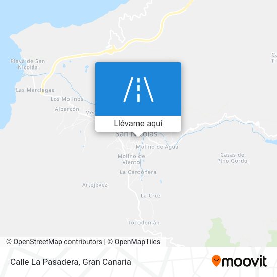 Mapa Calle La Pasadera