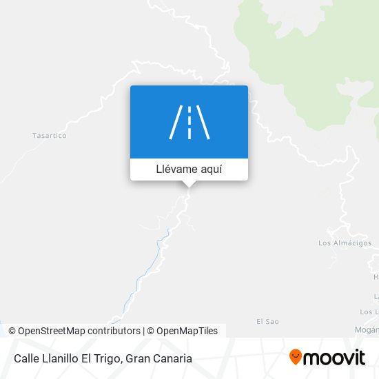 Mapa Calle Llanillo El Trigo