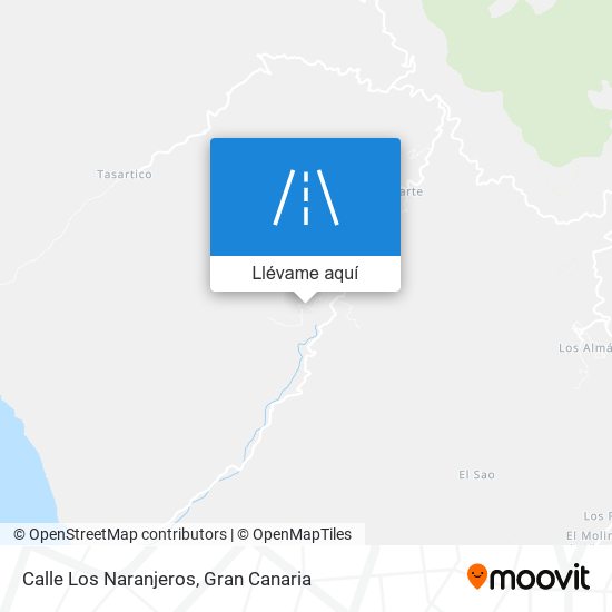 Mapa Calle Los Naranjeros