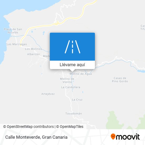 Mapa Calle Monteverde