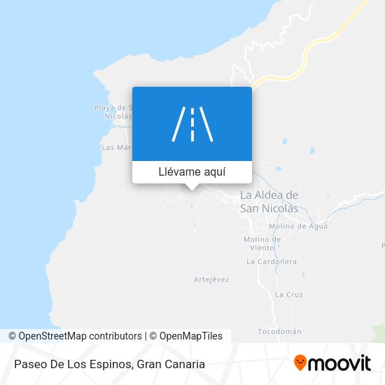 Mapa Paseo De Los Espinos