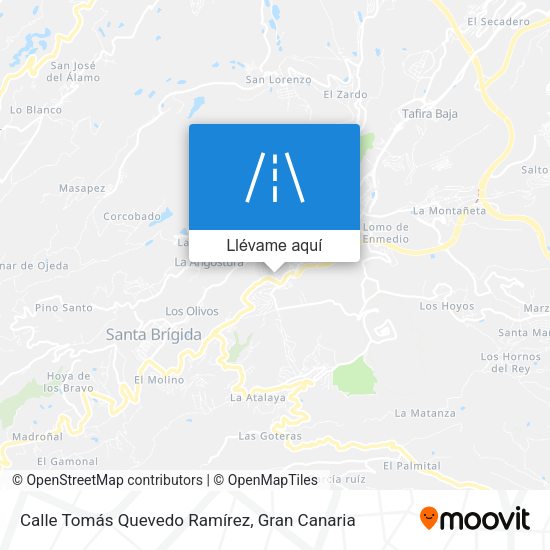 Mapa Calle Tomás Quevedo Ramírez