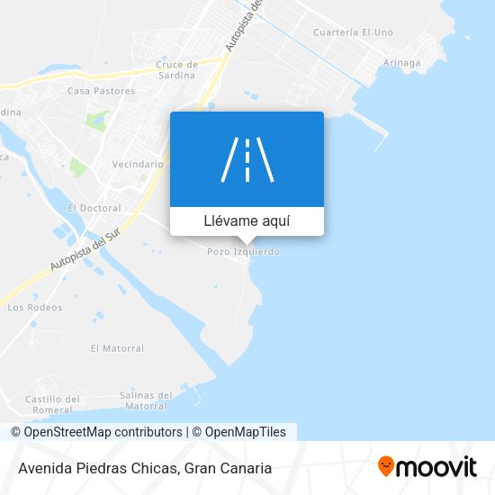 Mapa Avenida Piedras Chicas