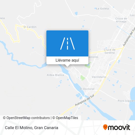 Mapa Calle El Molino