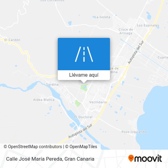 Mapa Calle José María Pereda