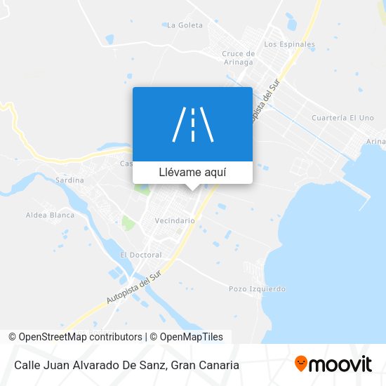 Mapa Calle Juan Alvarado De Sanz