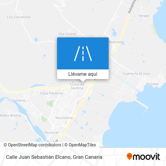 Mapa Calle Juan Sebastián Elcano