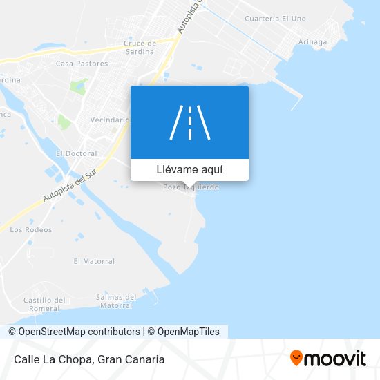 Mapa Calle La Chopa