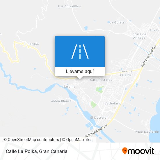Mapa Calle La Polka