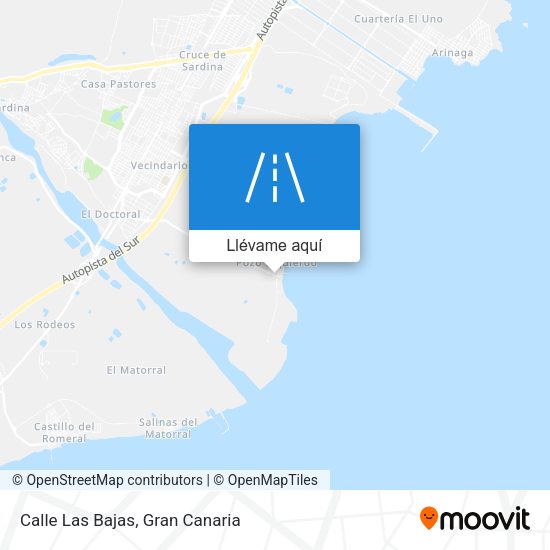 Mapa Calle Las Bajas