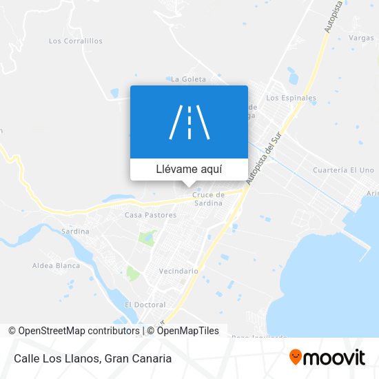 Mapa Calle Los Llanos
