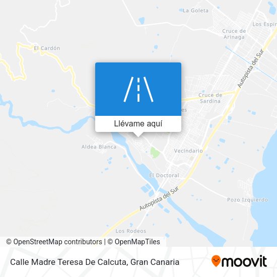 Mapa Calle Madre Teresa De Calcuta