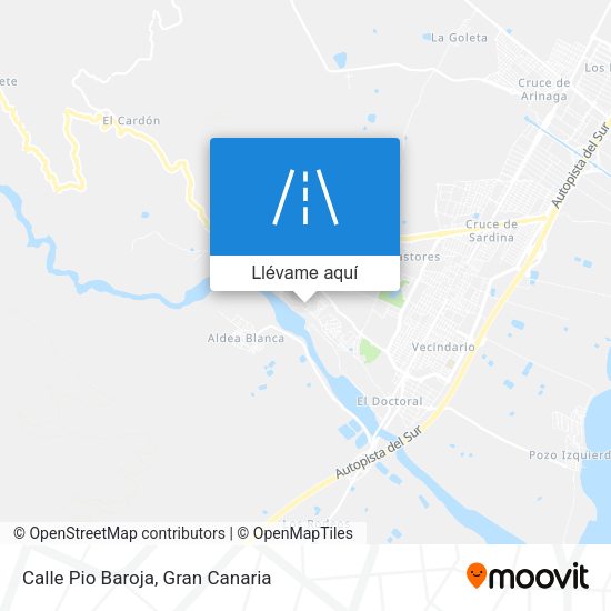 Mapa Calle Pio Baroja